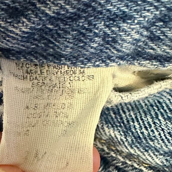 VTG 80s Lee High Waisted Mom Jeans Light Stonewash Acid Wash Tapered Leg Grunge - Picture 10 of 10